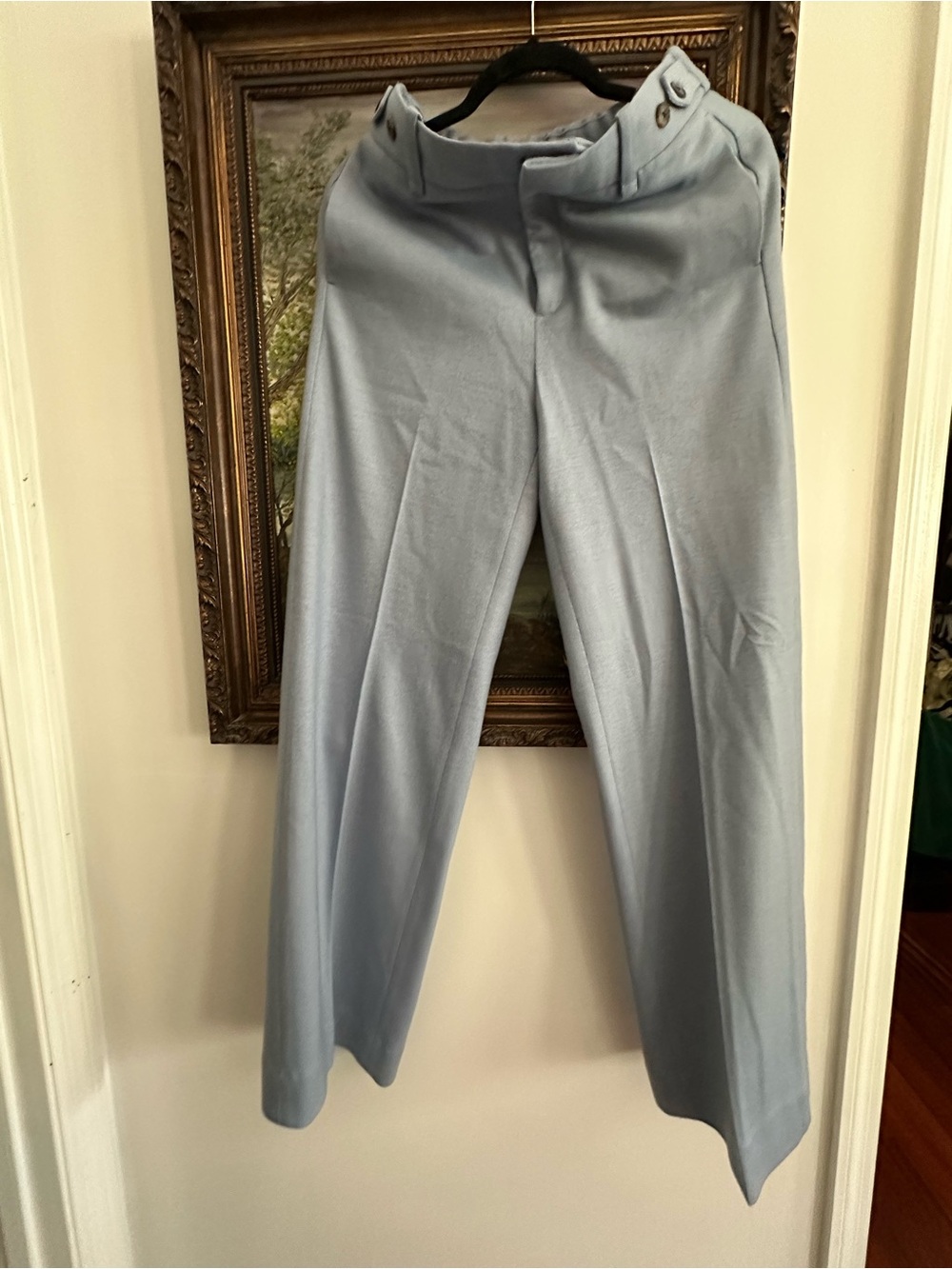 Women’s Wool Dress Pants, Wide Leg